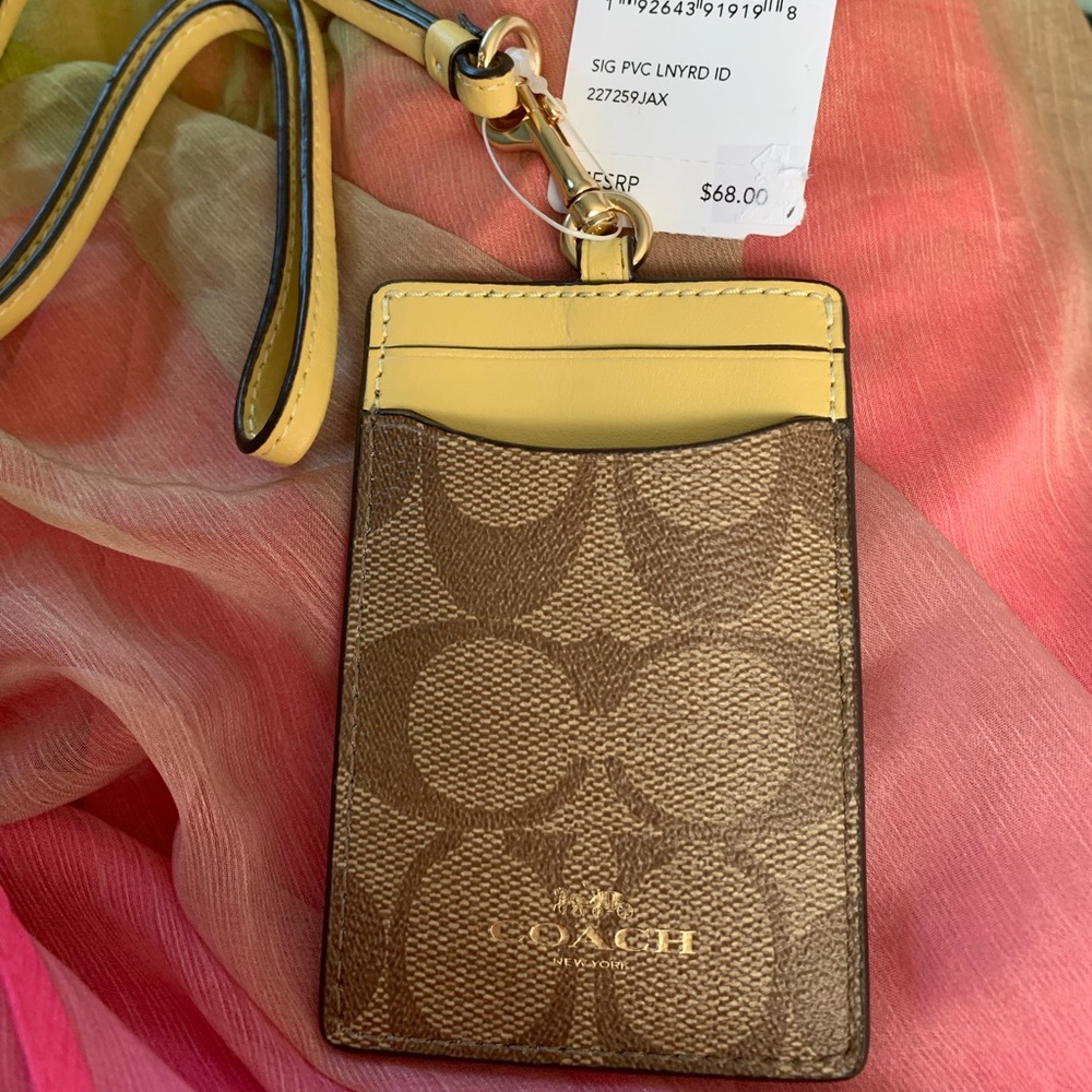New coach lanyard